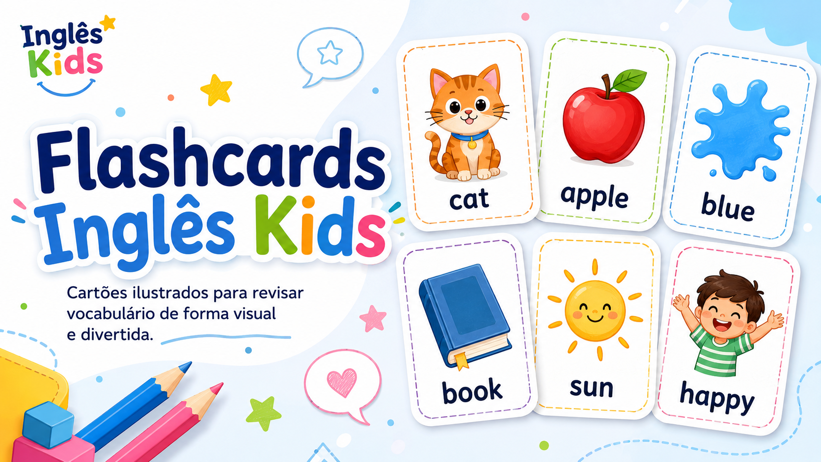 Flashcards Inglês Kids