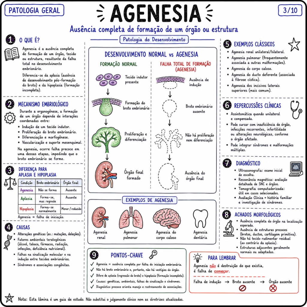 Agenesia - Patologia Geral