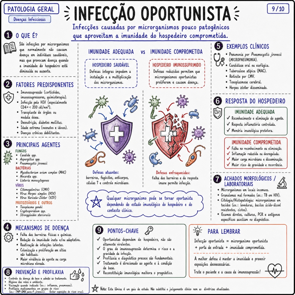 Infecção Oportunista - Patologia Geral