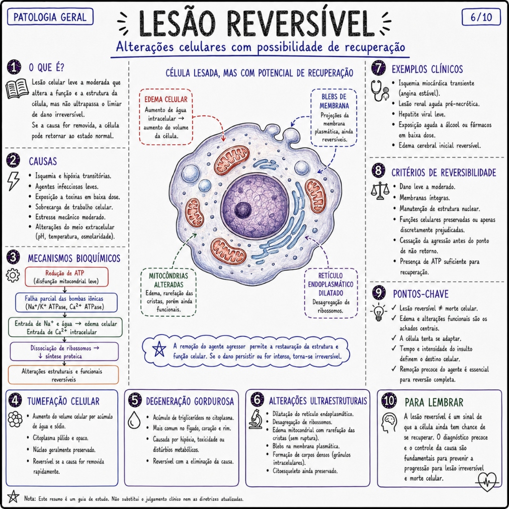 Lesão Reversível - Patologia Geral