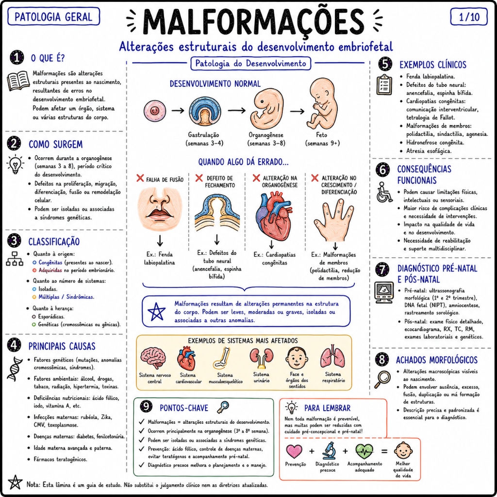 Malformações - Patologia Geral