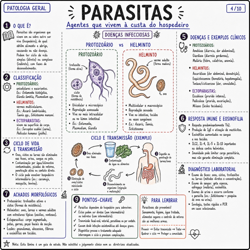 Parasitas - Patologia Geral