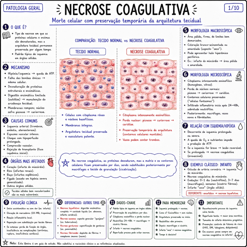 Necrose Coagulativa - Patologia Geral
