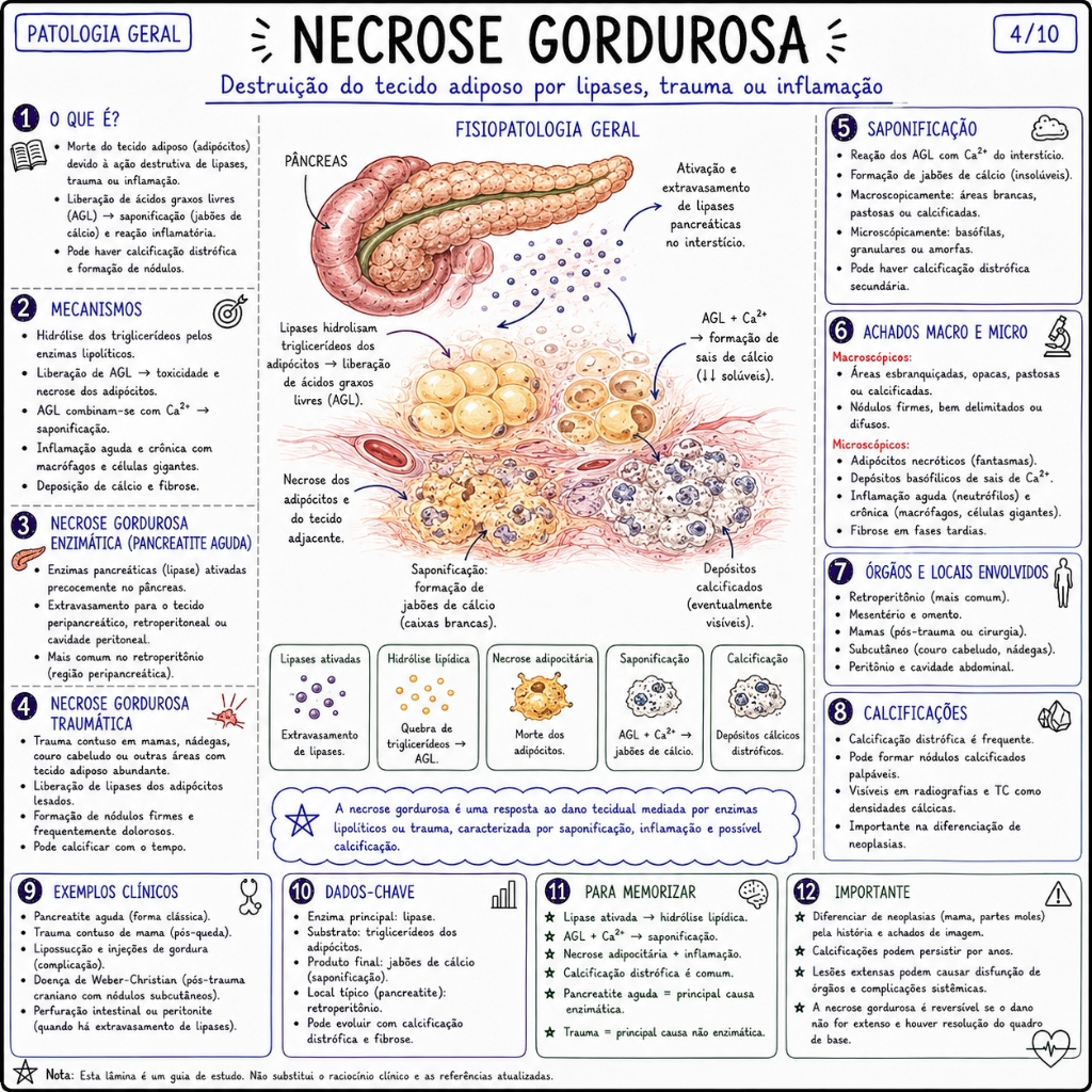 Necrose Gordurosa - Patologia Geral